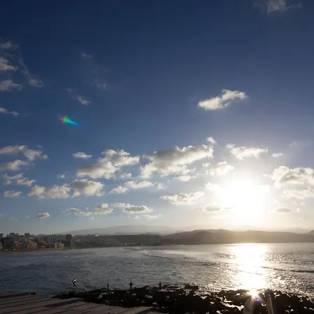 Virginia's Dream Panoramic Sea View Loft Lägenhet Las Palmas de Gran Canaria